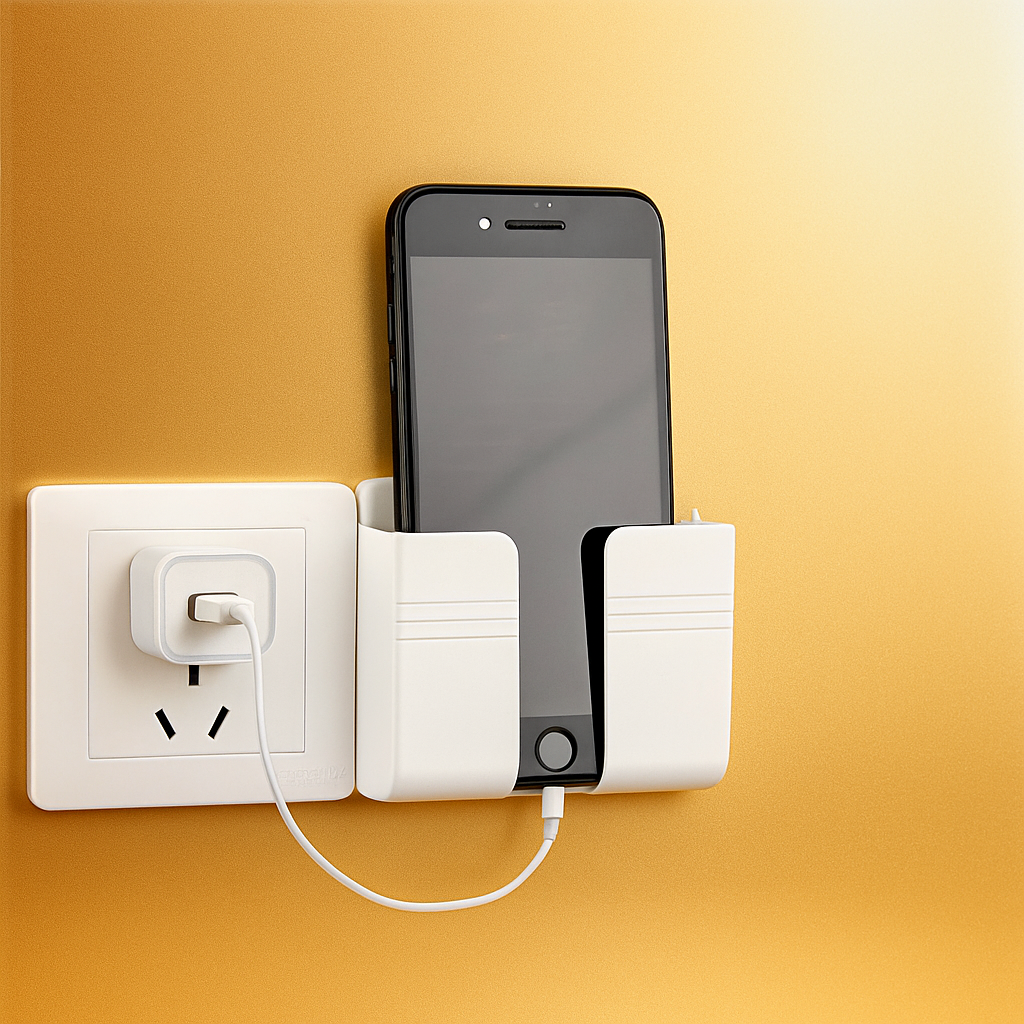 Soporte de pared para telefono